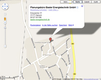 Anfahrt &uuml;ber Google Maps - �ffnet in neuem Fenster